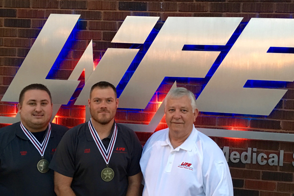 WINNING: LIFE EMS EMPLOYEES BRING HOME NATIONAL GOLD